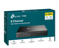 TP-Link VIGI NVR1008H-8P 8-kanałowy sieciowy rejestrator wideo PoE+ - 1201342 - zdjęcie 3